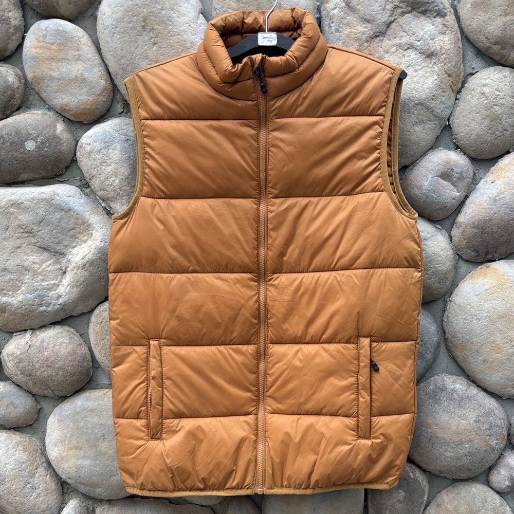 Swiss Tech Tan Quilted Puffer Vest